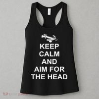 Keep Calm and Aim For The Head Women's Tank Top thumb 3