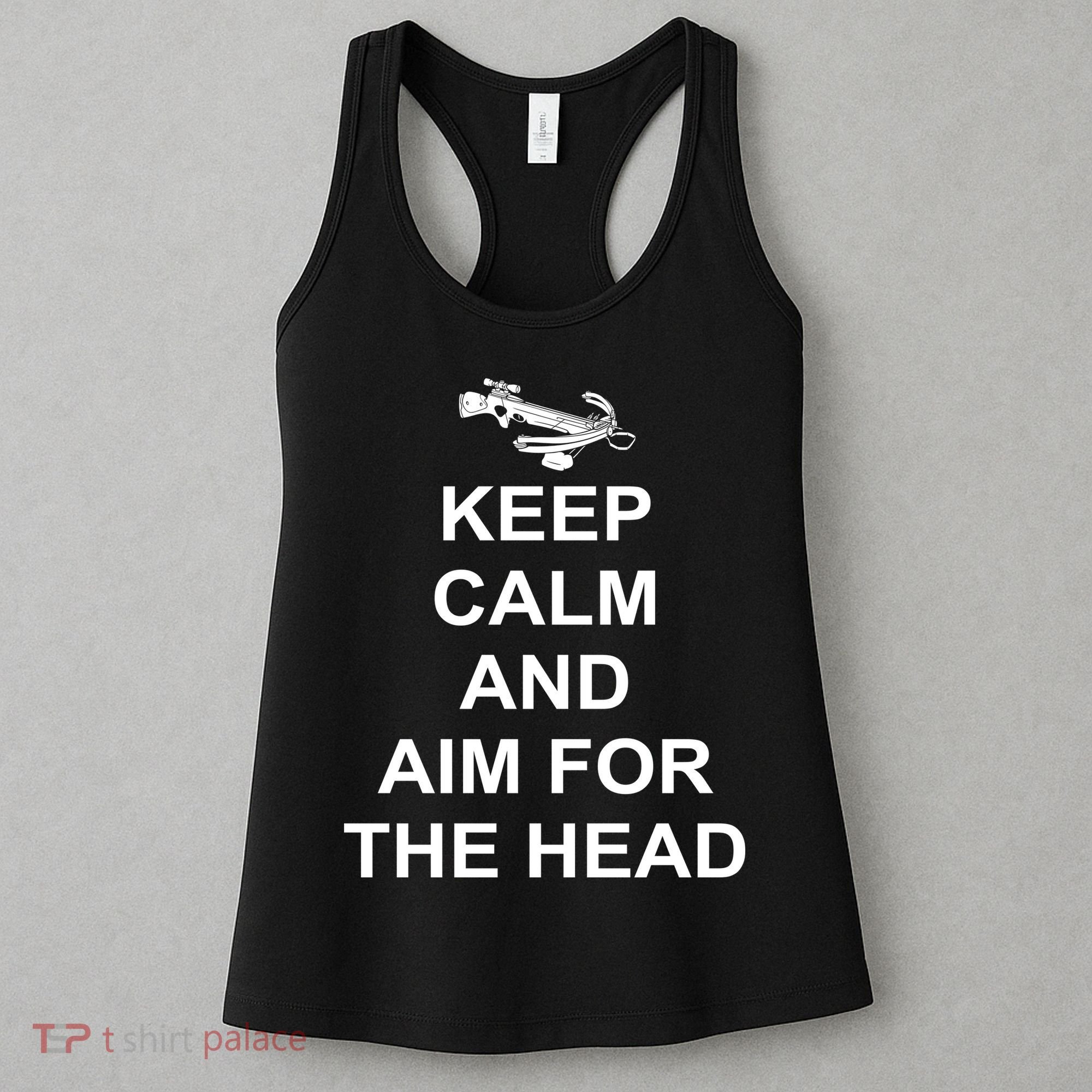 Keep Calm and Aim For The Head Women's Tank Top