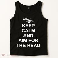 Keep Calm and Aim For The Head Tank Top thumb 2