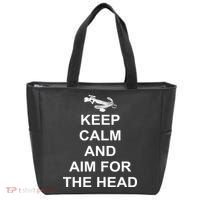 Keep Calm and Aim For The Head Bag thumb 0