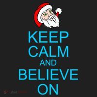 Keep Calm And Believe On Santa Christmas Beanie thumb 2