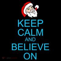 Keep Calm And Believe On Santa Christmas Women's Tank Top thumb 5