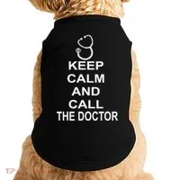 Keep Calm and Call The Doctor Doggie Tank thumb 0