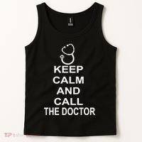 Keep Calm and Call The Doctor Tank Top thumb 2