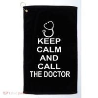 Keep Calm and Call The Doctor Golf Towel thumb 0