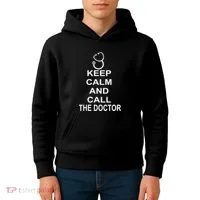 Keep Calm and Call The Doctor Kids Hoodie thumb 4