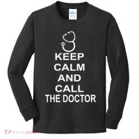 Keep Calm and Call The Doctor Kids Long Sleeve Shirt thumb 0