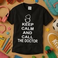 Keep Calm and Call The Doctor Kids T-Shirt thumb 3