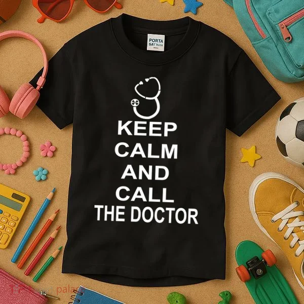 Keep Calm and Call The Doctor Kids T-Shirt