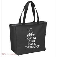 Keep Calm and Call The Doctor Tote Bag thumb 2