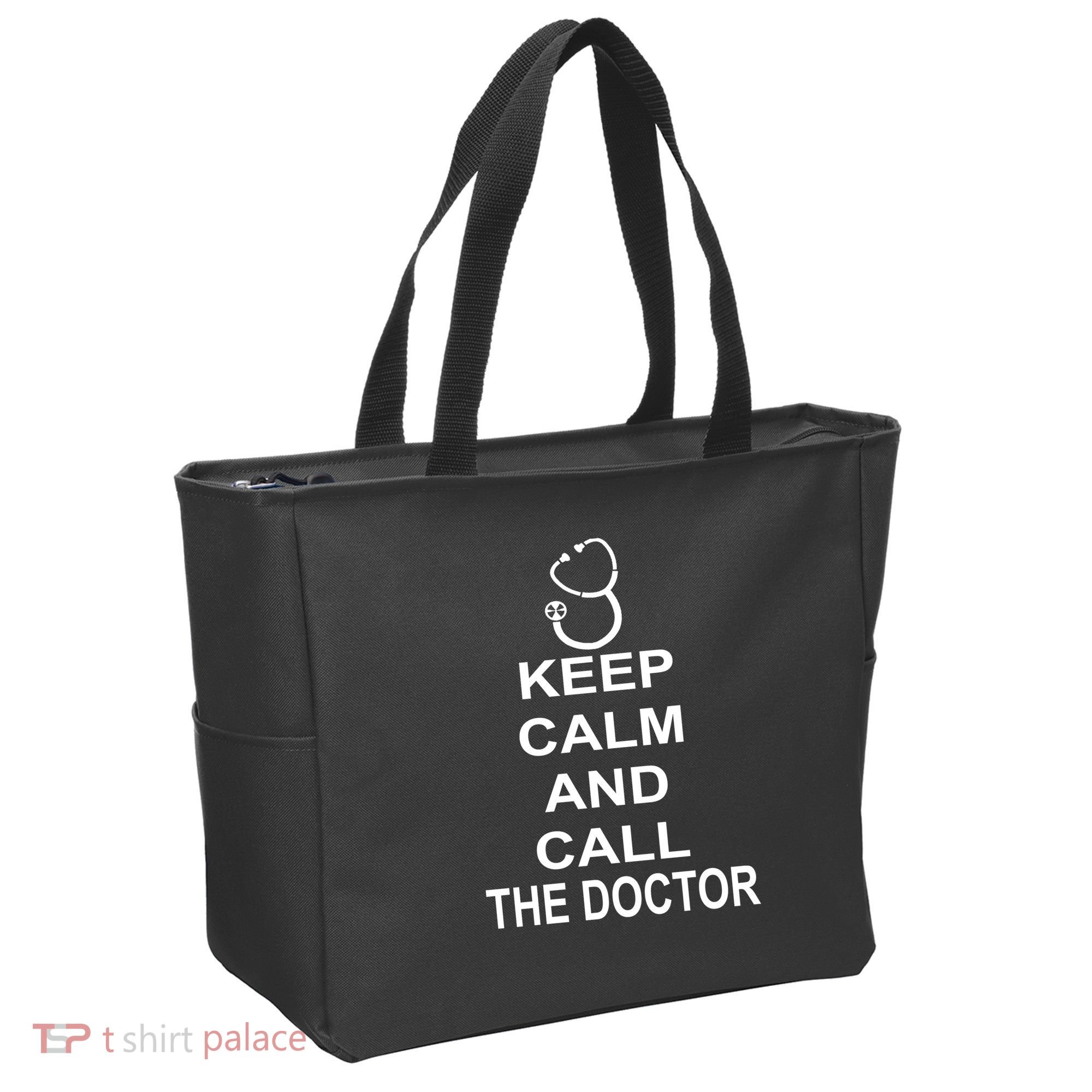 Keep Calm and Call The Doctor Tote Bag