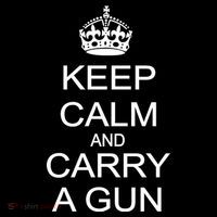 Keep Calm and Carry a Gun Hoodie thumb 7