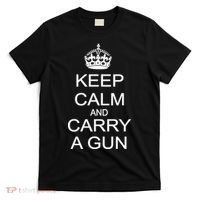 Keep Calm and Carry a Gun T-Shirt thumb 0