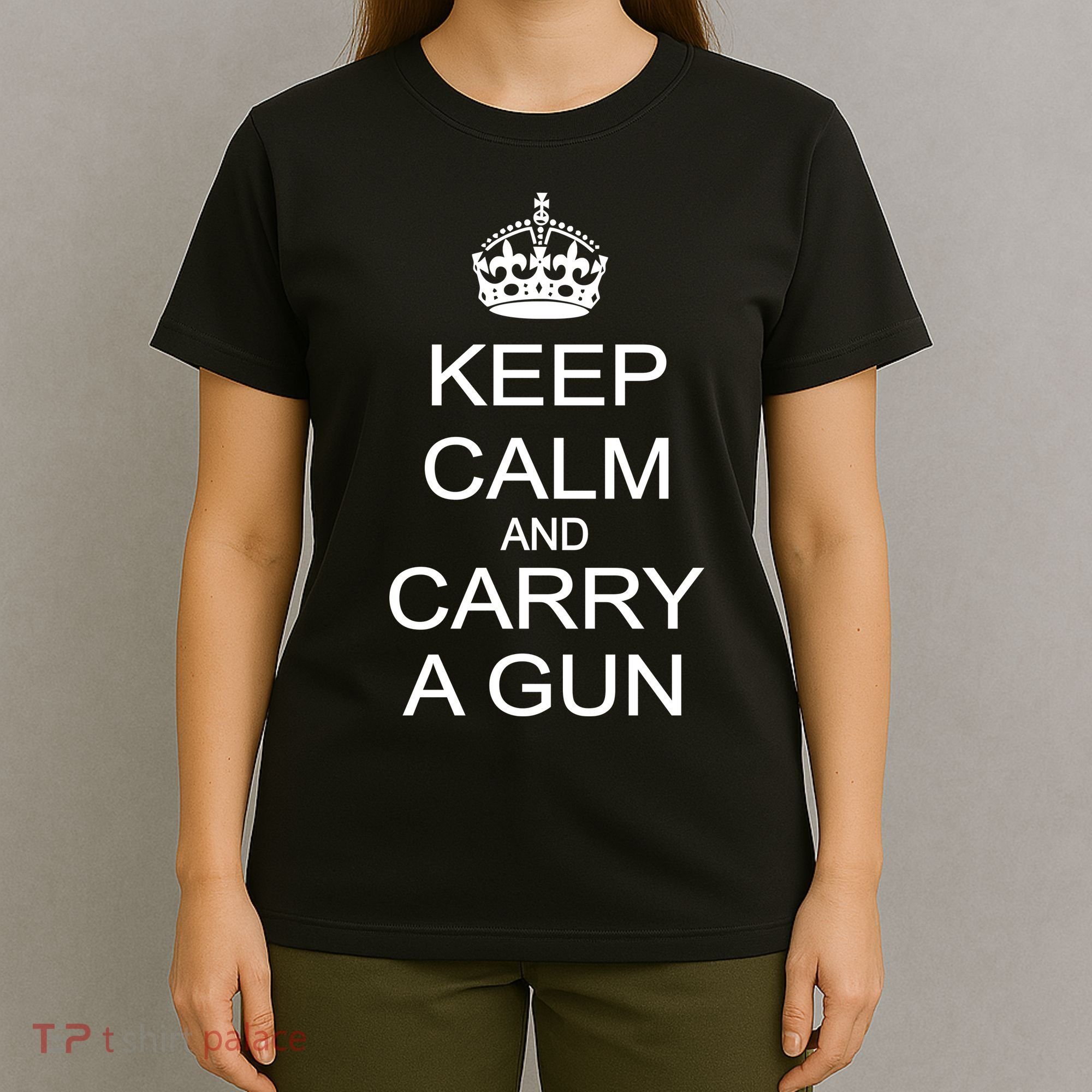 Keep Calm and Carry a Gun T-Shirt