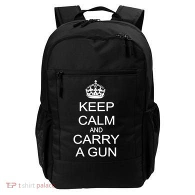 Keep Calm and Carry a Gun Backpack