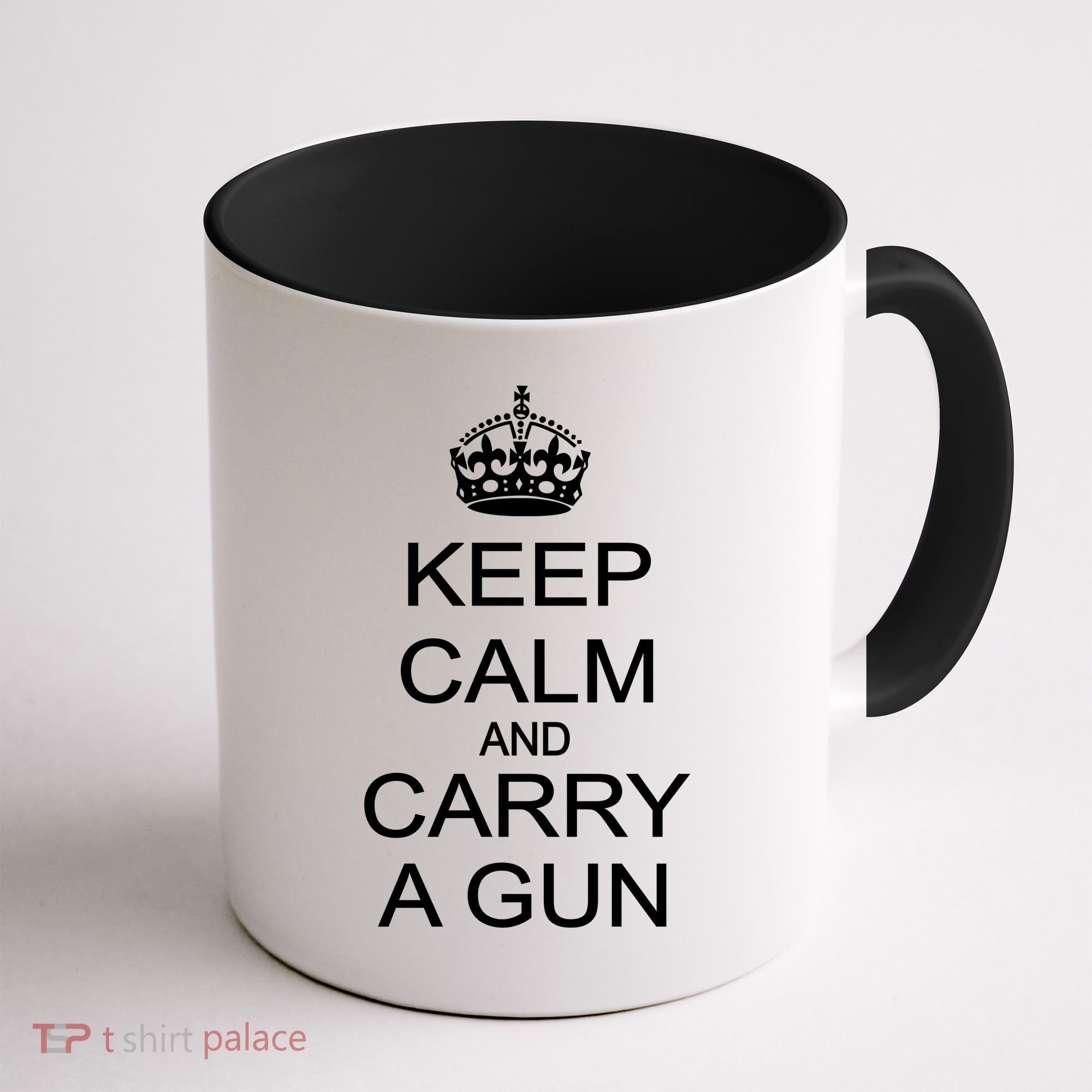 Keep Calm and Carry a Gun Coffee Mug