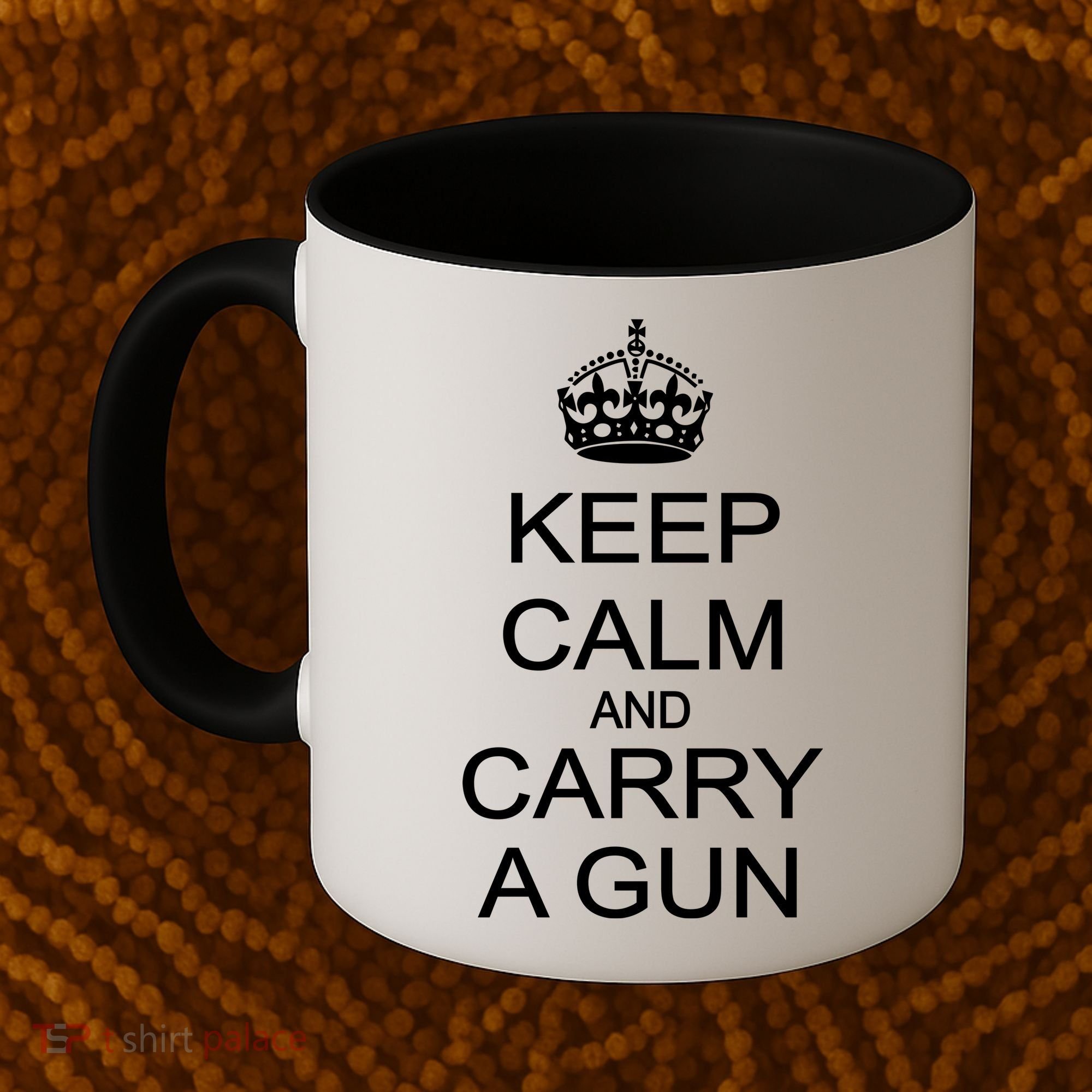 Keep Calm and Carry a Gun Coffee Mug