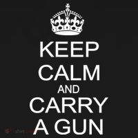 Keep Calm and Carry a Gun Pajama Set thumb 2