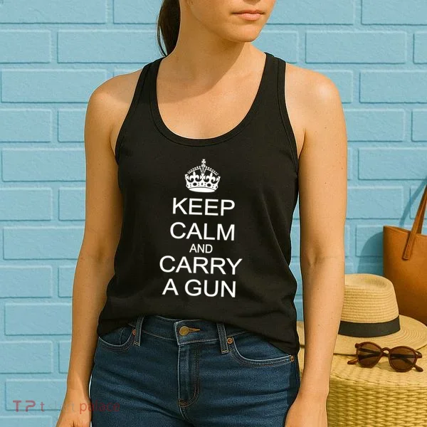 Keep Calm and Carry a Gun Women's Tank Top