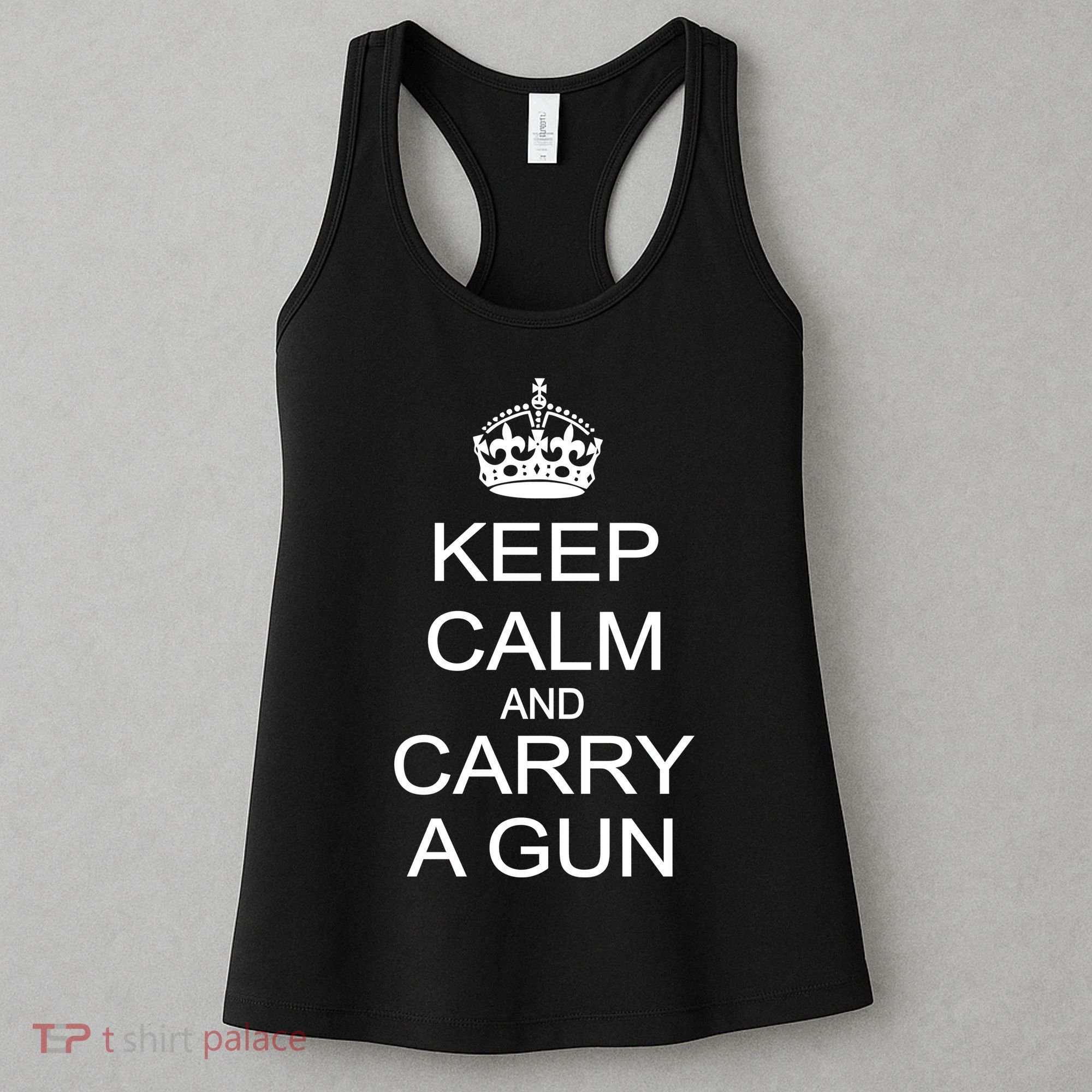 Keep Calm and Carry a Gun Women's Tank Top