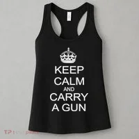 Keep Calm and Carry a Gun Women's Tank Top thumb 3