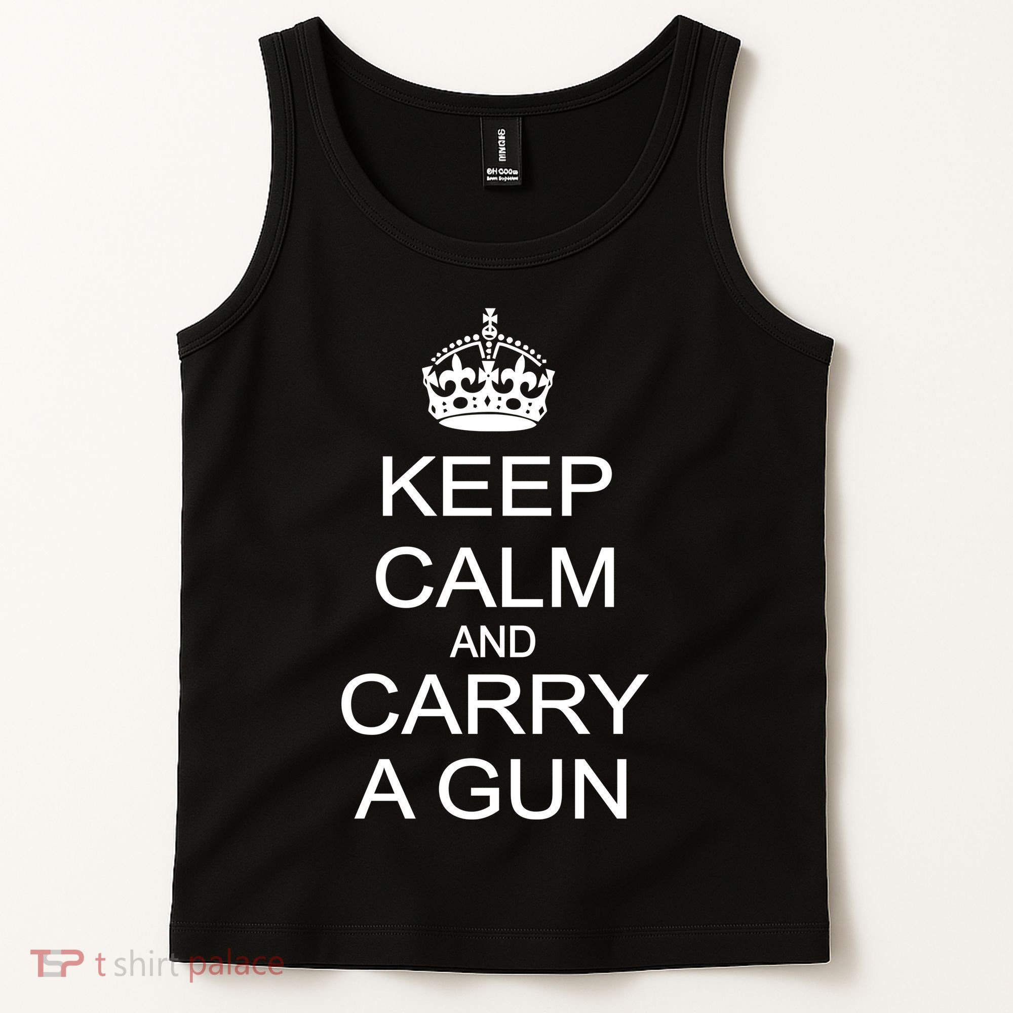 Keep Calm and Carry a Gun Tank Top