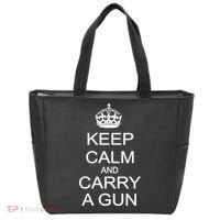 Keep Calm and Carry a Gun Tote Bag thumb 0