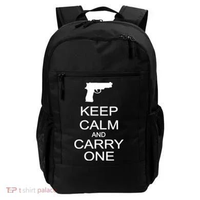 Keep Calm And Carry One Backpack