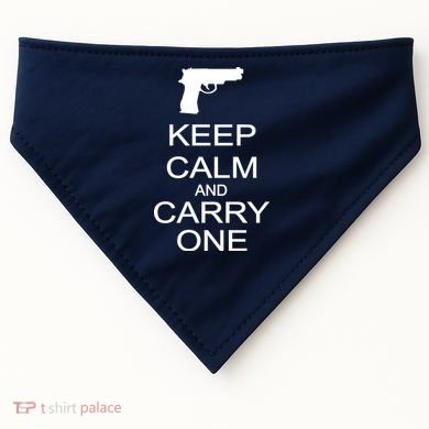 Keep Calm And Carry One USA-Made Doggie Bandana