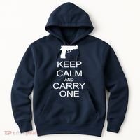 Keep Calm And Carry One Hoodie thumb 0