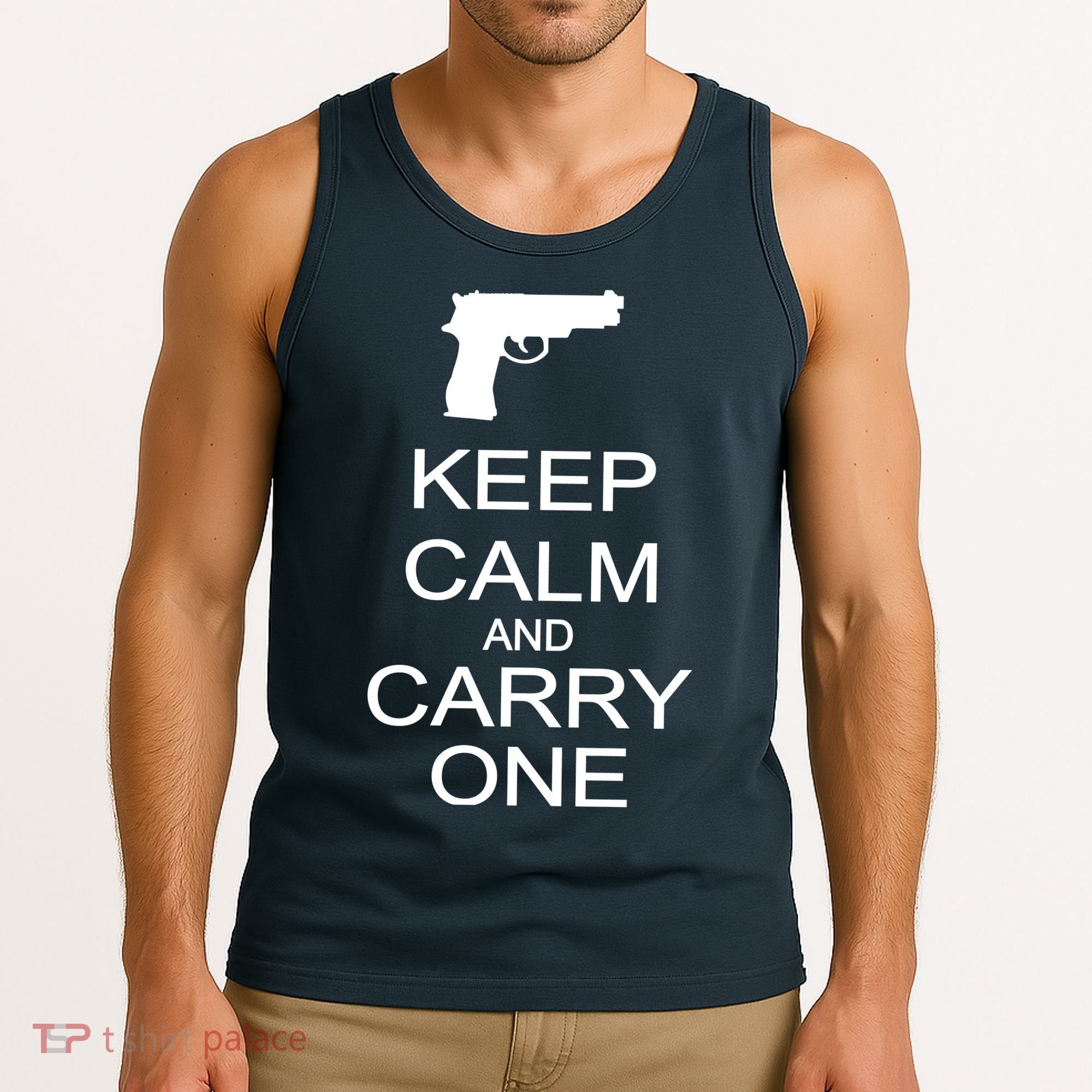 Keep Calm And Carry One Tank Top