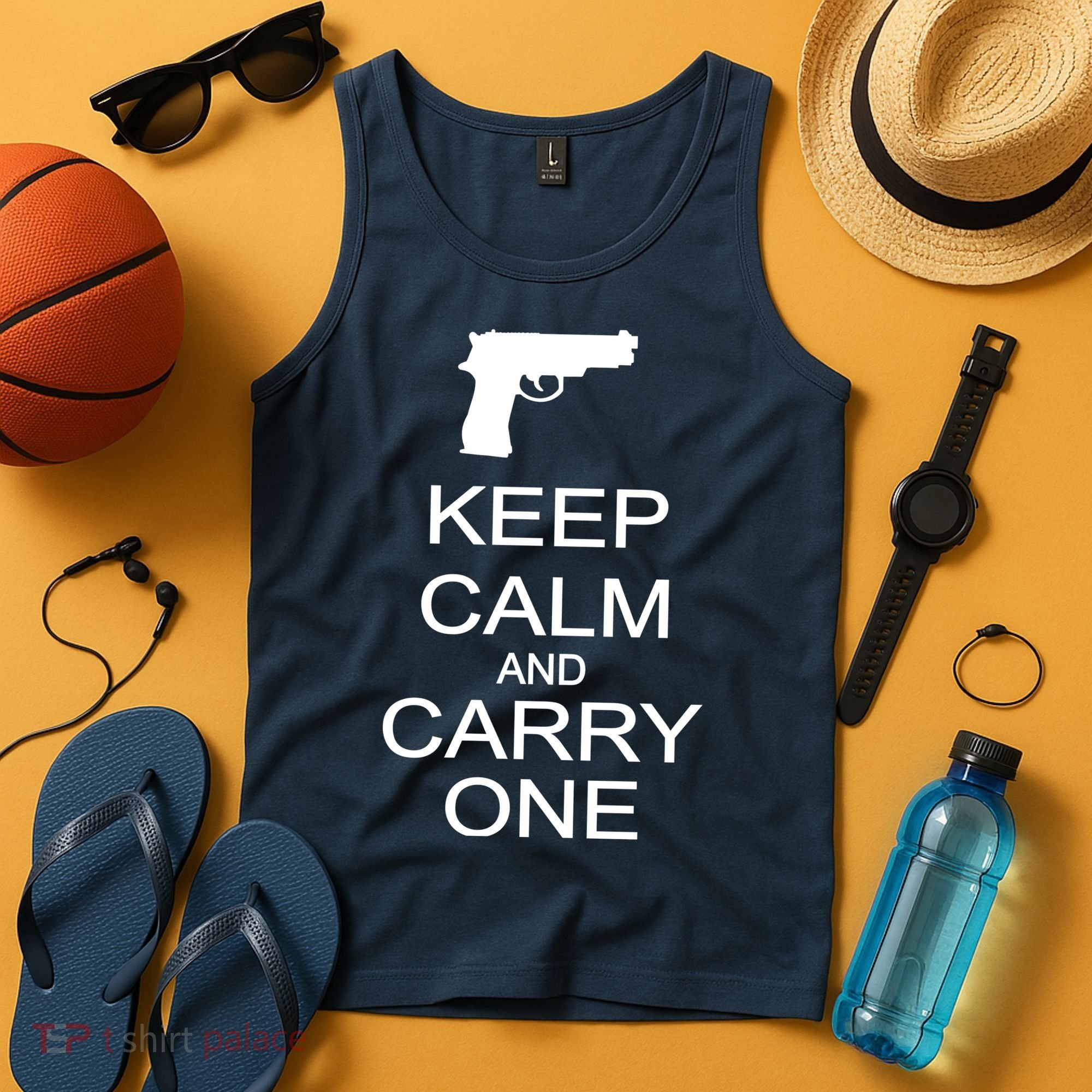 Keep Calm And Carry One Tank Top