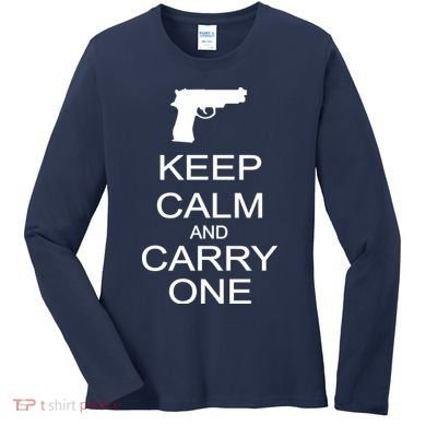 Keep Calm And Carry One Women's Long Sleeve Shirt