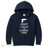 Keep Calm And Carry One Kids Hoodie thumb 0