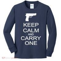 Keep Calm And Carry One Kids Long Sleeve Shirt thumb 0