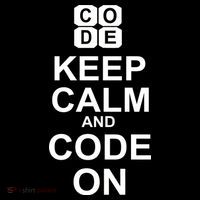 Keep Calm and Code On Apron thumb 3