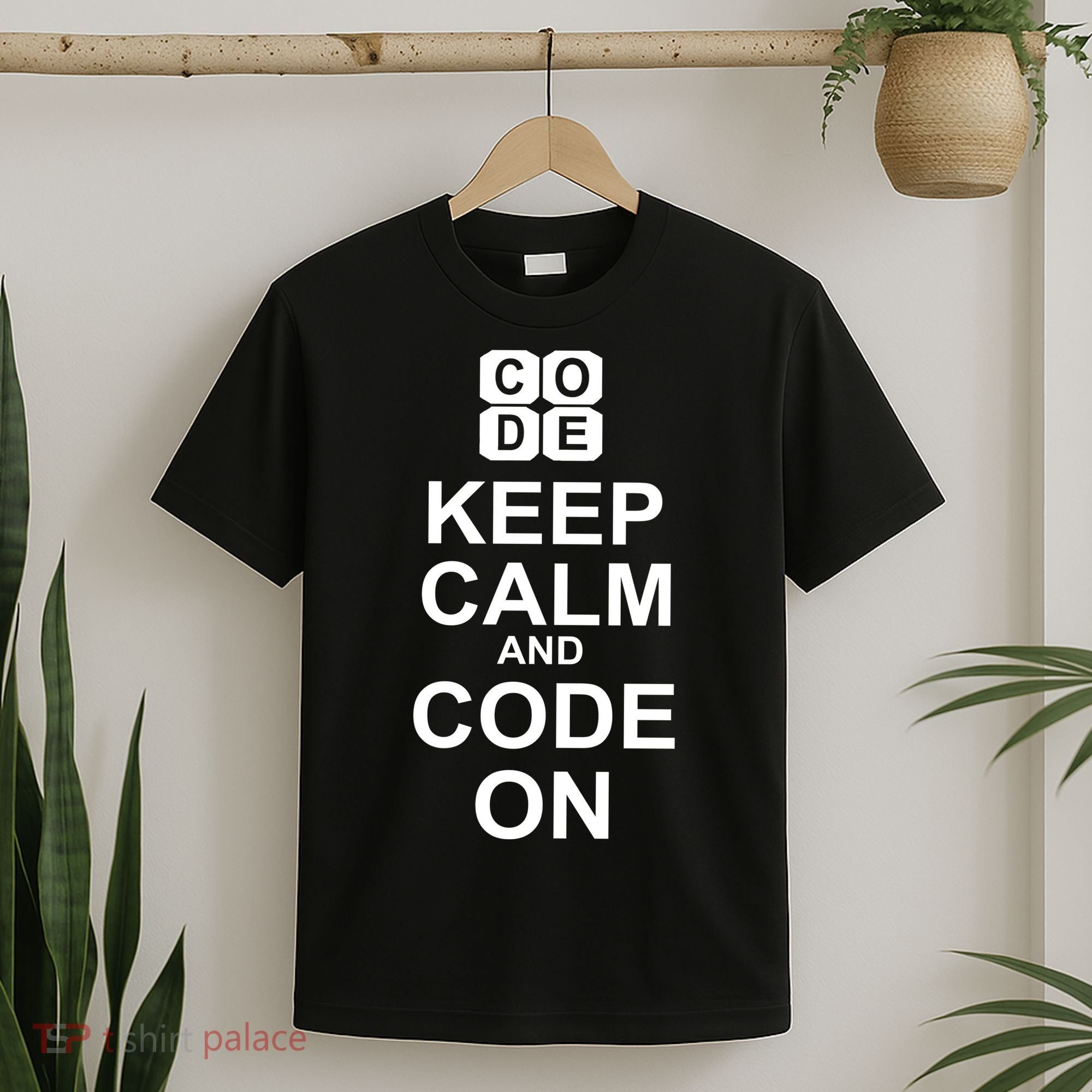 Keep Calm and Code On T-Shirt