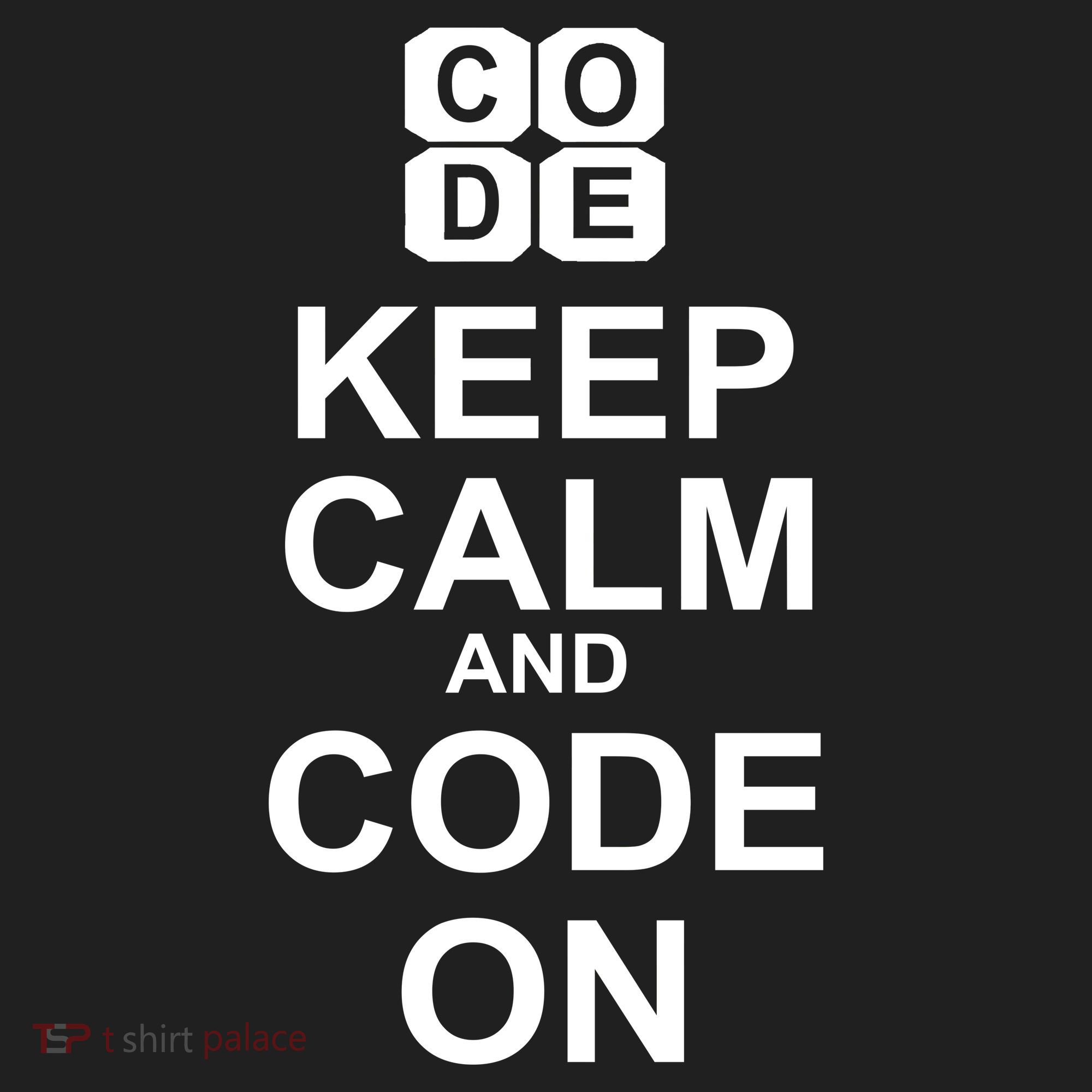 Keep Calm and Code On Golf Towel