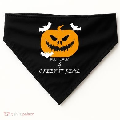 Keep Calm and Creep It Real USA-Made Doggie Bandana