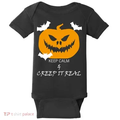 Keep Calm and Creep It Real Baby Bodysuit