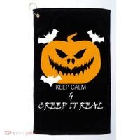 Keep Calm and Creep It Real Golf Towel thumb 0