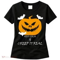 Keep Calm and Creep It Real Women's T-Shirt thumb 0
