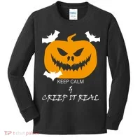 Keep Calm and Creep It Real Kids Long Sleeve Shirt thumb 0