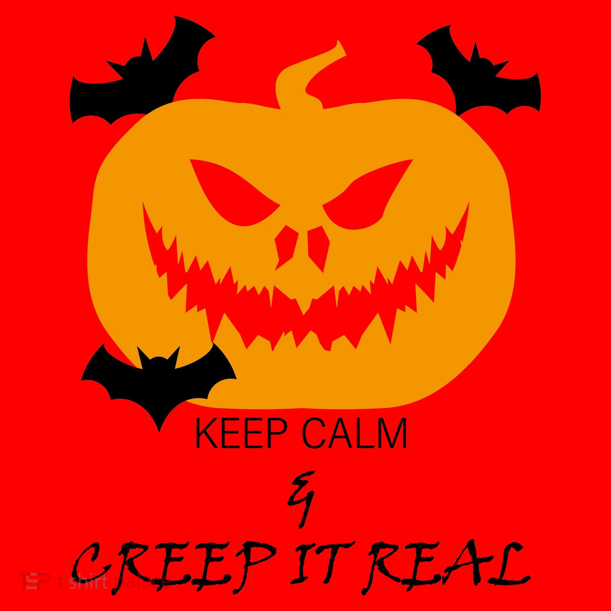 Keep Calm and Creep It Real Santa Hat