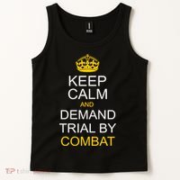 Keep Calm and Demand Trial By Combat Tank Top thumb 2