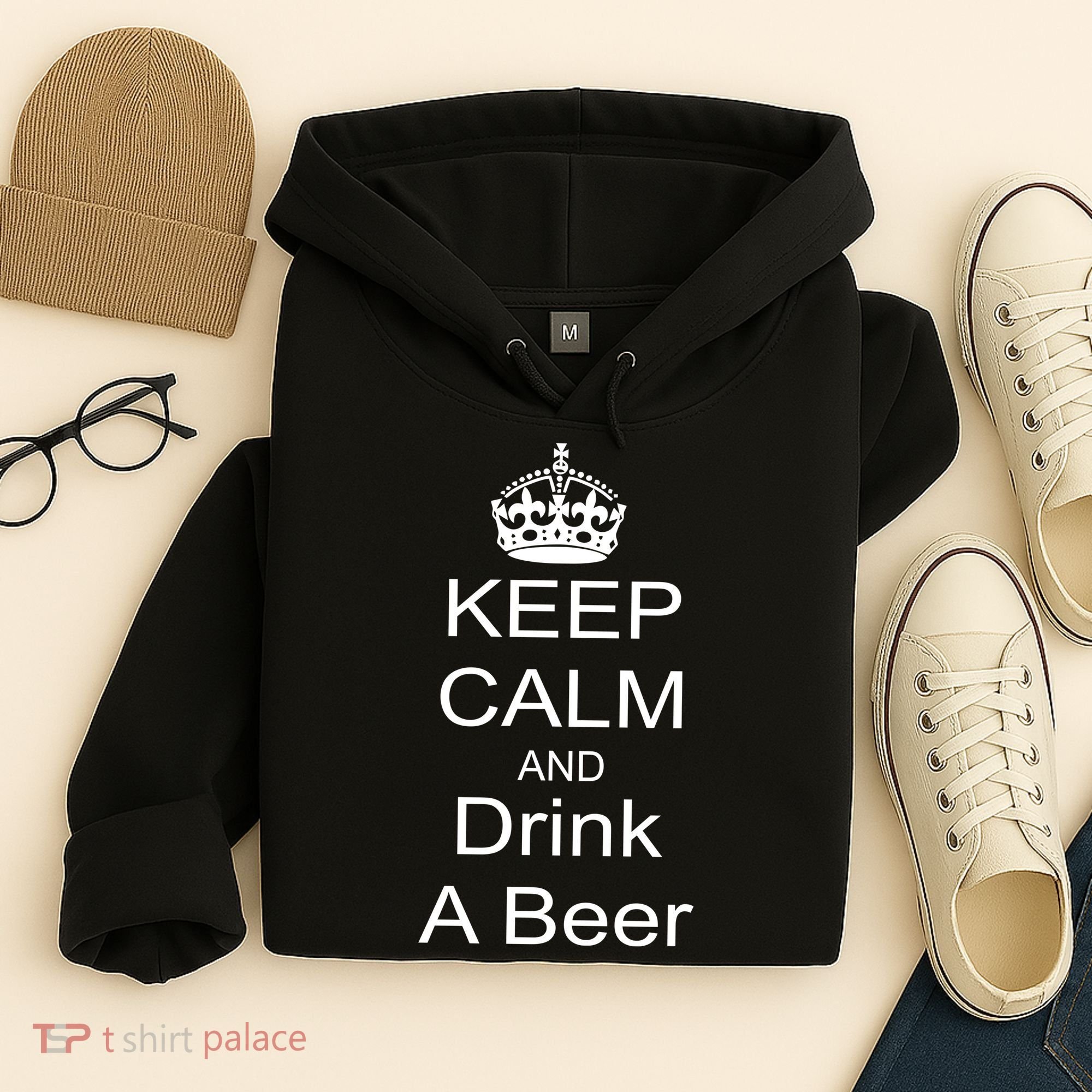 Keep Calm and Drink Beer Hoodie