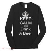 Keep Calm and Drink Beer Long Sleeve Shirt thumb 0
