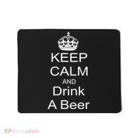 Keep Calm and Drink Beer Mousepad thumb 0