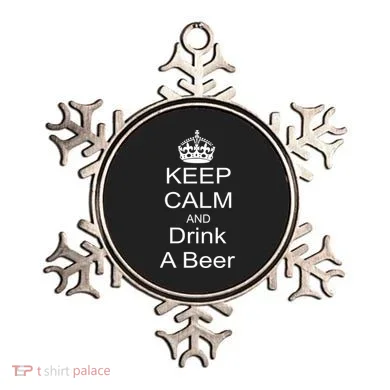 Keep Calm and Drink Beer Ornament