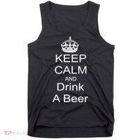 Keep Calm and Drink Beer Tank Top thumb 0